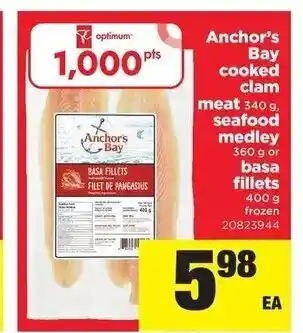 Real Canadian Superstore Anchor's bay cooked clam offer