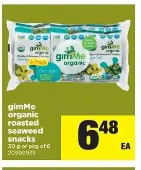 Real Canadian Superstore Gimme organic roasted seaweeds offer