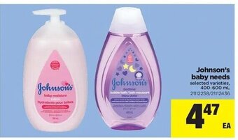 Real Canadian Superstore Johnson's baby needs offer