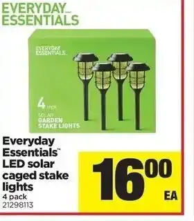 Real Canadian Superstore Led solar caged stake offer