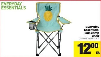 Real Canadian Superstore Kids camp chair offer