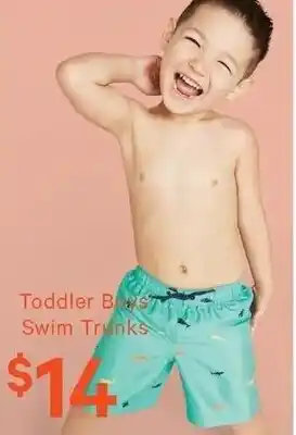 Real Canadian Superstore Toddler boys swim trunks offer
