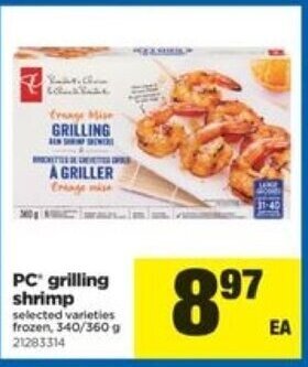 Real Canadian Superstore Grilling shrimp offer