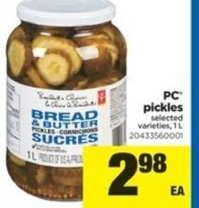 Real Canadian Superstore Pc pickles offer