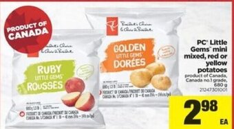 Real Canadian Superstore Pc little gems mixed red or yellow potatoes offer