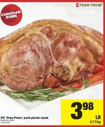 Real Canadian Superstore Free from pork picnic roast offer