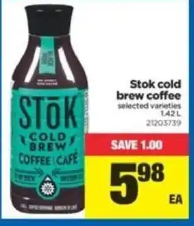 Real Canadian Superstore Stok cold brew coffee offer