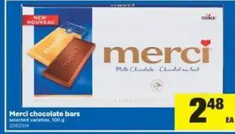 Real Canadian Superstore Merci chocolate bars offer