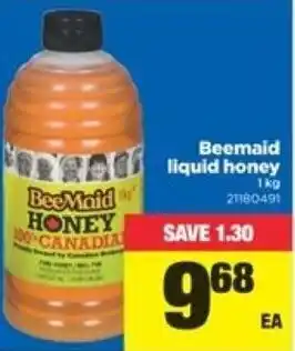 Real Canadian Superstore Beemaid liquid honey offer