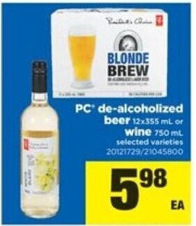 Real Canadian Superstore De-alcoholized beer offer