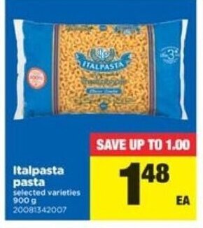 Real Canadian Superstore Italpasta pasta offer