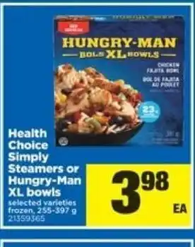 Real Canadian Superstore Health choice simply steamers offer