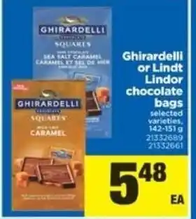 Real Canadian Superstore Ghirardelli or lindt lindor chocolate bags offer