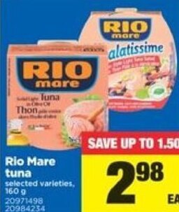 Real Canadian Superstore Rio mare tuna offer