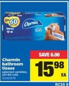 Real Canadian Superstore Charmin bathroom tissue offer
