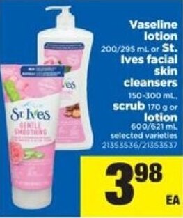 Real Canadian Superstore Vaseline lotion offer