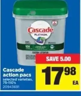 Real Canadian Superstore Cascade action packs offer