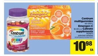 Real Canadian Superstore Centrum multigummies offer