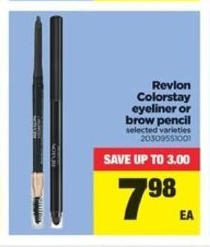Real Canadian Superstore Revlon colorstay eyeliner or brow pencil offer