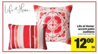 Real Canadian Superstore Life at home accent patio cushions offer