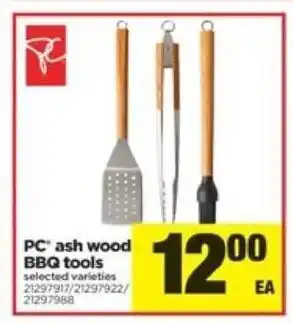 Real Canadian Superstore Pc ash wood bbq tools offer