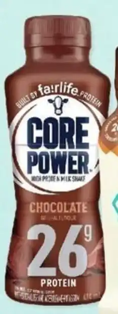 London Drugs Core power high protein milkshake offer