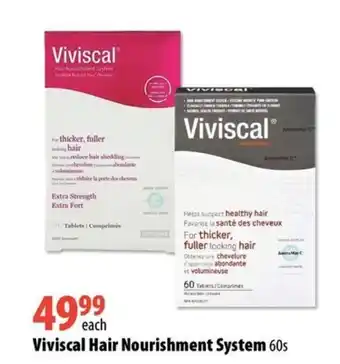 London Drugs Viviscal hair nourishment system offer
