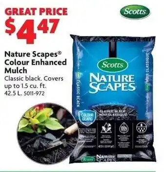 Home Hardware Nature scapes colour enchanced mulch offer