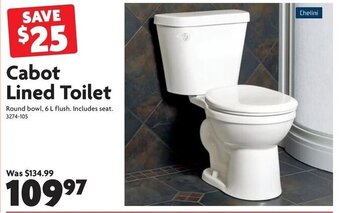 Home Hardware Cabot lined toilet offer