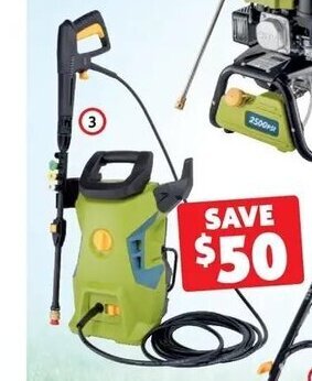 Home Hardware Electric pressure washer offer