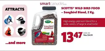 Home Hardware Scotts wild bird food offer
