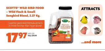 Home Hardware Wild bird food wild finch & small songbird blend offer