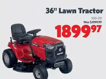 Home Hardware 36" Lawn tractor offer