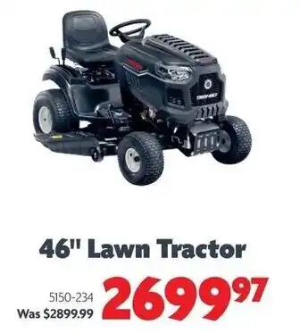 Home Hardware 46" Lawn tractor offer