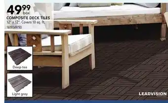 Lowe's Composite deck tiles offer