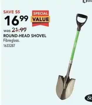Lowe's Round head shovel offer