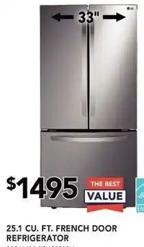 Lowe's French door refrigerator offer