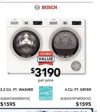 Lowe's Washer/ Dryer offer