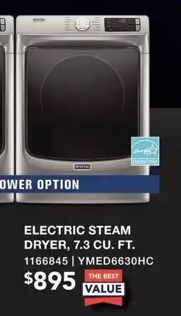 Lowe's Electric steam dryer+ offer