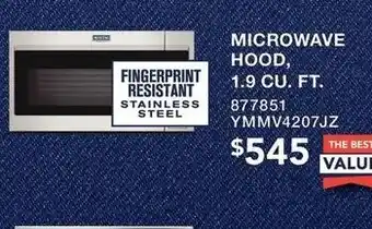 Lowe's Microwave hood offer