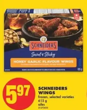 No Frills Schneiders wings offer