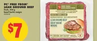 No Frills Free from lean ground beed offer