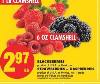 No Frills Blackberries offer