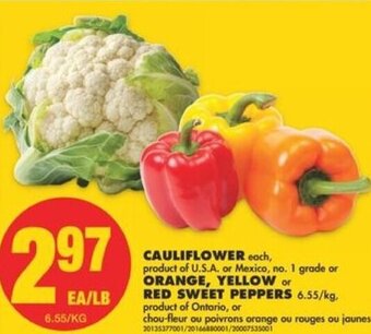 No Frills Cauliflower offer