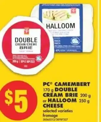 No Frills Camembert double cream brie offer