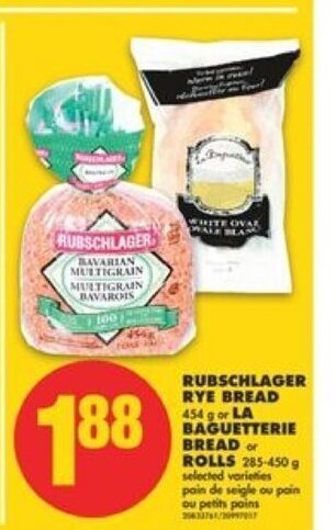 No Frills Rubschlager rye bread offer