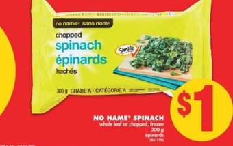 No Frills Spinach offer
