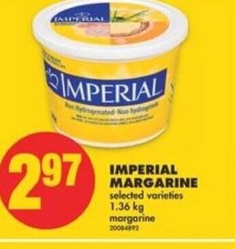 No Frills Imperial margarine offer