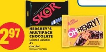 No Frills Hershey's multipack chocolate offer