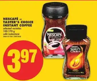 No Frills Nescafe tasters's choice instant coffee offer